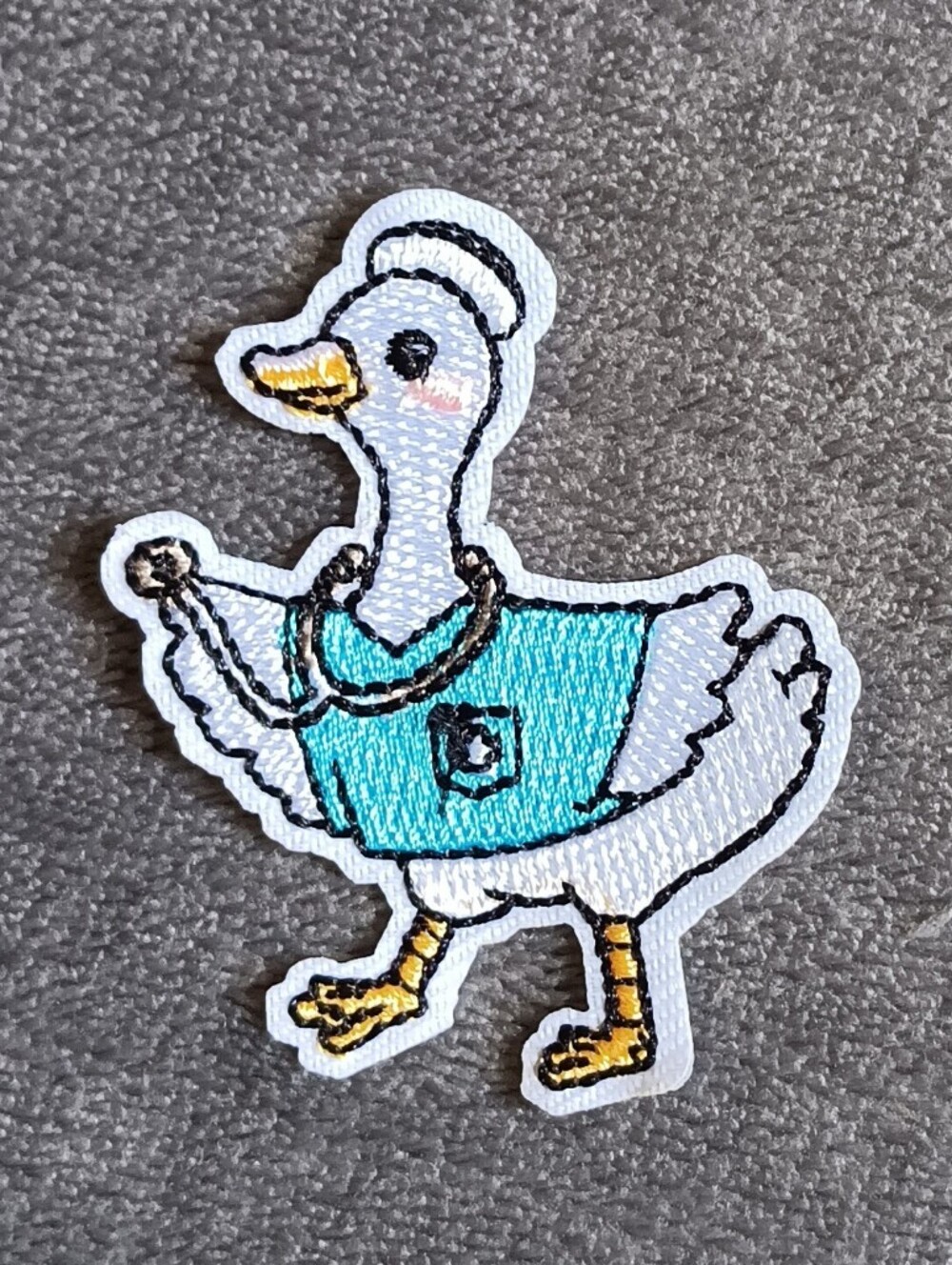 Nurse Goose Medical Embroidered Iron On Patch